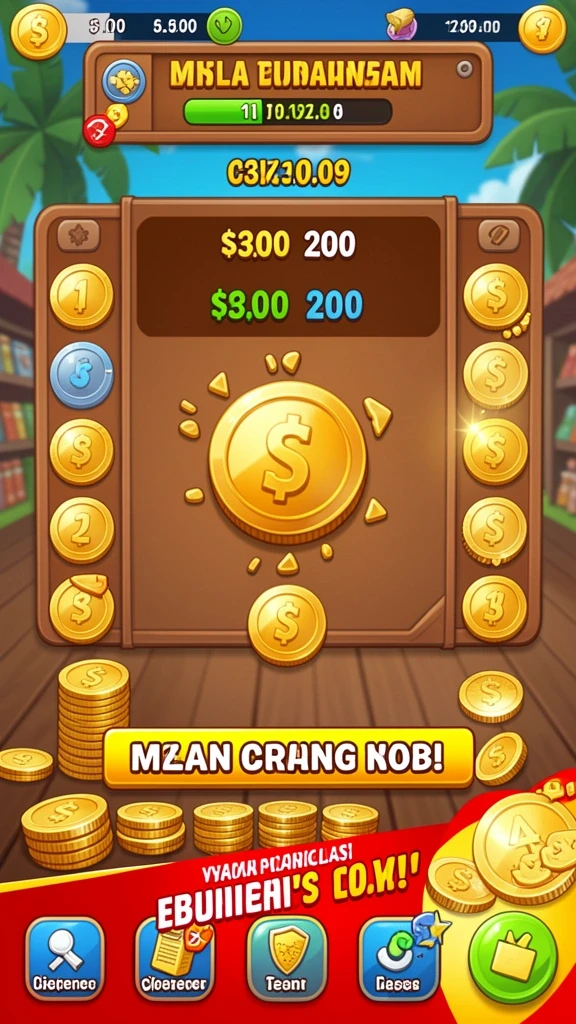 99luck99 - Tampilan utama dengan karakter dan latar belakang yang menarik.