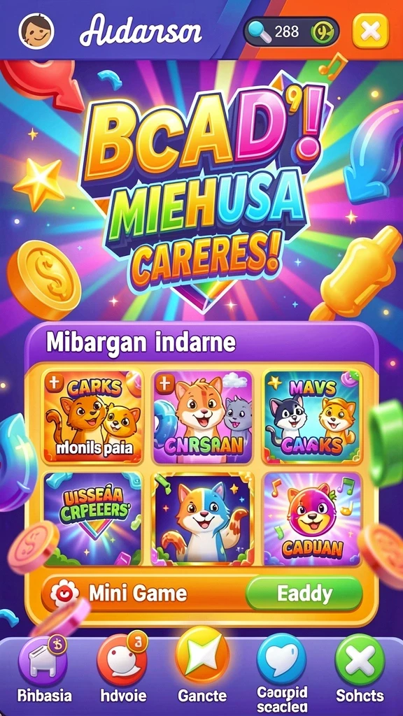 luckymino - Tampilan antarmuka yang menarik dan mudah digunakan.