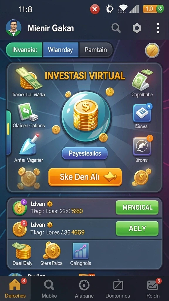 mamen123 - Tantangan seru di setiap level permainan.
