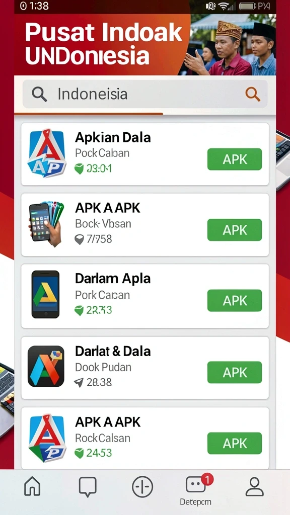 x78 - Tampilan awal yang penuh warna dan menarik.